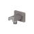 Isenberg HS8007SG Wall Elbow With Holder Combo in Steel Gray