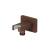 Isenberg HS8007VB Wall Elbow With Holder Combo in Vortex Brown