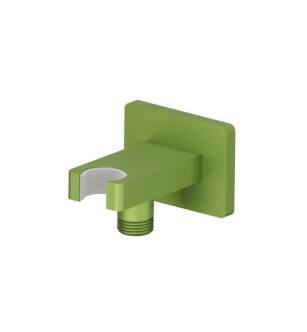 Flusso HS8007IG Wall Elbow With Holder Combo in Flusso Green