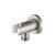 Isenberg HS8008BN Wall Elbow With Holder in Brushed Nickel PVD