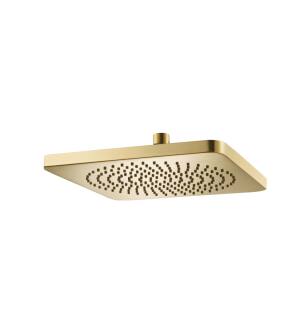 Flusso HSB.10CSB 10" Solid Brass Rainhead in Satin Brass PVD