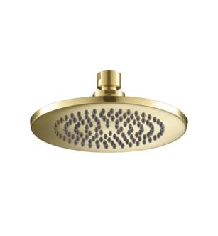 Flusso HSB.6RSB 6" Solid Brass Rainhead in Satin Brass PVD