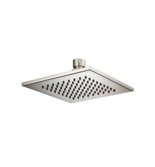 Flusso HSB.6SPN 6" Solid Brass Rainhead in Polished Nickel PVD