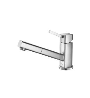 Flusso K.1000SS Smallie Stainless Steel Kitchen Faucet With Pull Out in Stainless Steel