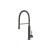 Isenberg K.1260GMG Glatt Semi-Professional Dual Spray Stainless Steel Kitchen Faucet With Pull Out in Gun Metal Gray