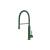 Isenberg K.1260LG Glatt Semi-Professional Dual Spray Stainless Steel Kitchen Faucet With Pull Out in Leaf Green