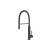 Isenberg K.1260DG Glatt Semi-Professional Dual Spray Stainless Steel Kitchen Faucet With Pull Out in Dark Gray