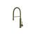 Isenberg K.1260AG Glatt Semi-Professional Dual Spray Stainless Steel Kitchen Faucet With Pull Out in Army Green