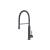 Isenberg K.1260RG Glatt Semi-Professional Dual Spray Stainless Steel Kitchen Faucet With Pull Out in Rock Gray