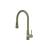 Isenberg K.1290AG Zest Dual Spray Stainless Steel Kitchen Faucet With Pull Out in Army Green