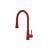 Isenberg K.1290DR Zest Dual Spray Stainless Steel Kitchen Faucet With Pull Out in Deep Red