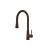 Isenberg K.1290VB Zest Dual Spray Stainless Steel Kitchen Faucet With Pull Out in Vortex Brown