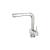 Isenberg K.1300SS Cito Dual Spray Polished Steel Kitchen Faucet With Pull Out in Stainless Steel