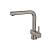 Isenberg K.1300SG Cito Dual Spray Polished Steel Kitchen Faucet With Pull Out in Steel Gray