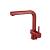 Isenberg K.1300CR Cito Dual Spray Polished Steel Kitchen Faucet With Pull Out in Crimson