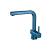 Isenberg K.1300SKB Cito Dual Spray Polished Steel Kitchen Faucet With Pull Out in Sky Blue