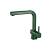 Isenberg K.1300LG Cito Dual Spray Polished Steel Kitchen Faucet With Pull Out in Leaf Green