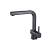 IsenbergK.1300RG Cito Dual Spray Polished Steel Kitchen Faucet With Pull Out in Rock Gray