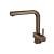 IsenbergK.K.1300DT Cito Dual Spray Polished Steel Kitchen Faucet With Pull Out in Dark Tan