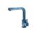 Isenberg K.1330BP Deus Dual Spray Stainless Steel Kitchen Faucet With Pull Out in Blue Platinum