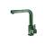 Isenberg K.1330LG Deus Dual Spray Stainless Steel Kitchen Faucet With Pull Out in Leaf Green