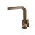 Isenberg K.1330DT Deus Dual Spray Stainless Steel Kitchen Faucet With Pull Out in Dark Tan