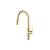 Isenberg K.1360BG Ziel Dual Spray Stainless Steel Kitchen Faucet With Pull Out in Brushed Gold PVD