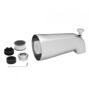 Jaclo 3011-PCH 5 1/4" Wall Mount Diverter Tub Spout