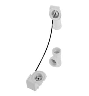 Jaclo 372-LT 27" PVC Bath Waste and Overflow Geberit Subassembly