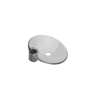 Jaclo CLSD-95 5 1/4" Wall Mount Soap Dish in Clear
