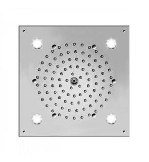 Jaclo 88-DLRC-PCH Spa Quadrato 8" Ceiling Mount Single-Function Dream Light Showerhead in Polished Chrome