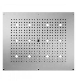 Jaclo 1620-DLRC-PCH Spa Rettango 16" Ceiling Mount Single-Function Dream Light Showerhead in Polished Chrome