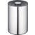 Keuco 04989010037 8 1/4" Waste Basket with Detachable Insert in Polished Chrome/Dark Gray