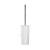 Keuco 12764010100 Collection Moll 3 1/2" Toilet Brush Set in Polished Chrome/White