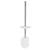 Keuco 12764014000 Collection Moll Toilet Brush with Handle With Finish: Chrome-Plated/White