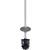 Keuco 12764014001 Collection Moll Toilet Brush with Handle in Polished Chrome/Anthracite