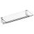Keuco 14975010000 Plan 23 5/8" Surface Mount Towel Rack with Tempered Glass shelf in Polished Chrome