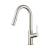 KIBI USA KKF2017BG Fusion Single Handle Pull Down Kitchen & Bar Sink Faucet in Brushed Nickel
