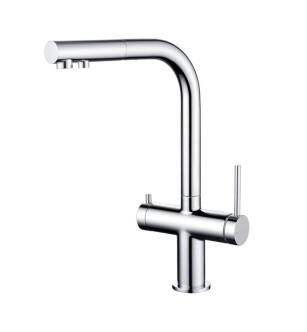 KIBI USA KFF502CH Water Filtration Pull Out Kitchen Faucet in Chrome