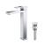 KIBI USA C-KBF1003CH--KPW101CH Cubic Single Handle Bathroom Vessel Sink Faucet with Pop Up Drain in Chrome