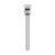 KIBI USA KPW104CH Bathroom Sink Pop Up Drain Stopper with 12" Tailpiece and Overflow in Chrome