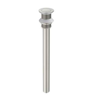KIBI USA KPW105BN Bathroom Sink Pop Up Drain Stopper with 12" Tailpiece in Brushed Nickel