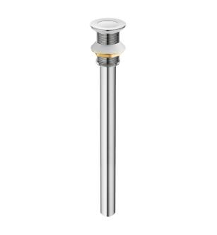 KIBI USA KPW105CH Bathroom Sink Pop Up Drain Stopper with 12" Tailpiece in Chrome