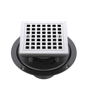 KIBI USA KFD0401CH 4″ Tile-In Shower Drain in Chrome