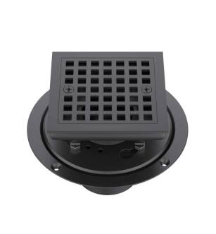 KIBI USA KFD0401MB 4″ Tile-In Shower Drain in Matte Black