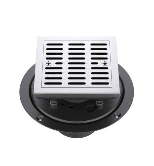 KIBI USA KFD0402CH 4″ Tile-In Shower Drain in Chrome