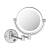 KIBI USA KMM101BN Circular LED Wall Mount Magnifying Makeup Mirror in Brushed Nickel