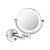 KIBI USA KMM101CH Circular LED Wall Mount Magnifying Makeup Mirror in Chrome