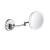 KIBI USA KMM102BN Circular LED Wall Mount One Side 5x Magnifying Makeup Mirror in Brushed Nickel