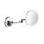 KIBI USA KMM102CH Circular LED Wall Mount One Side 5x Magnifying Makeup Mirror in Chrome